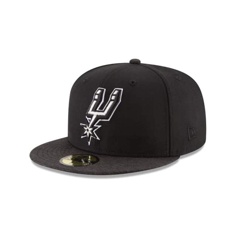 NBA San Antonio Spurs Shadow Tech 59Fifty Fitted (WYI0505) - Black New Era Caps